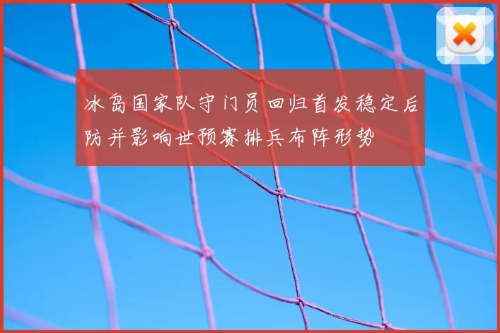冰岛国家队守门员回归首发稳定后防并影响世预赛排兵布阵形势