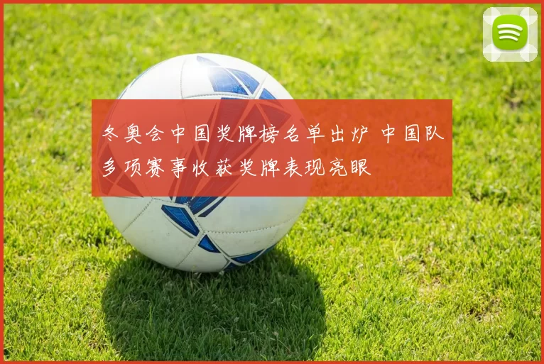 冬奥会中国奖牌榜名单出炉 中国队多项赛事收获奖牌表现亮眼