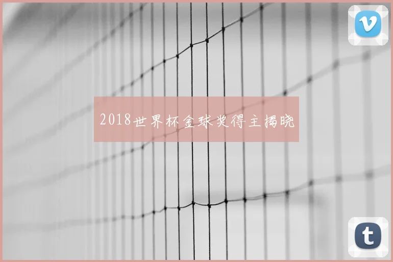 2018世界杯金球奖得主揭晓